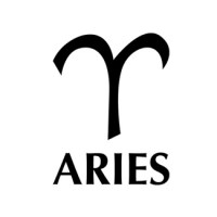 Pegatina Aries simbolo del zodiaco