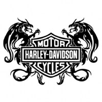 Adhesivo Harley Davidson