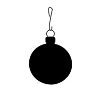 Pegatinas y vinilos decorativos de bolas de navidad