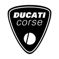 Adhesivo con la imagen del logo  Ducati corse