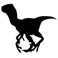 Pegatinas y vinilos decorativos Dinosaurios Velociraptor